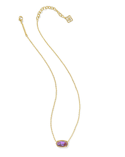 Kendra Scott Elisa Pendant Necklace - 14k Gold Plated Delicate Fashion Jewelry for Women