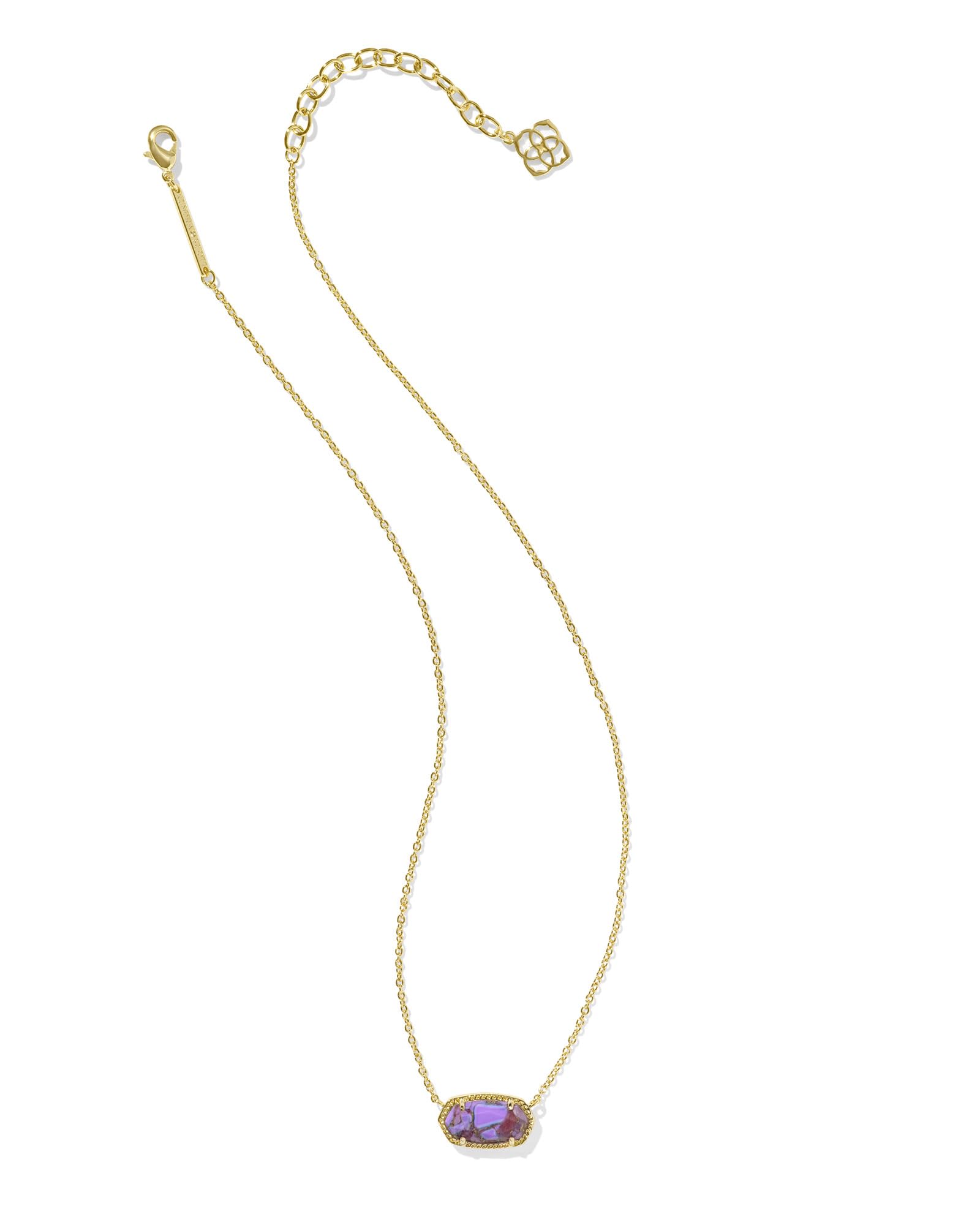 Kendra Scott Elisa Pendant Necklace - 14k Gold Plated Delicate Fashion Jewelry for Women