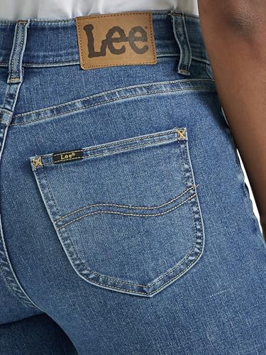 Lee Women's Ultra Lux Comfort with Flex Motion Skinny Leg Jean with Ever Fit Blue Format 12