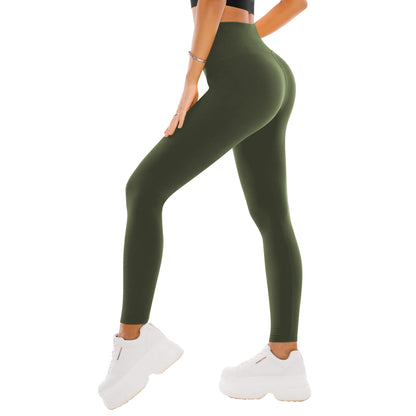 High Waisted Leggings for Women - Buttery Soft Yoga Pants with Tummy Control Full Length Armygreen