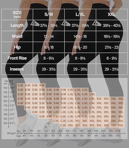 Blisset 3 Pack High Waisted Leggings for Women with Pockets Soft Active Tummy Control Pants for Yoga Running & Daily Wear