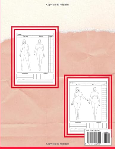 fashion design figure templates sketchbook with plus size curvy templates: 400 curvy Female Figure Models Templates