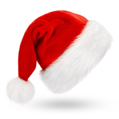 BOSONER Santa Hat: Christmas Hat Adult - Santa Hat for Women and Men - Led Santa Hat