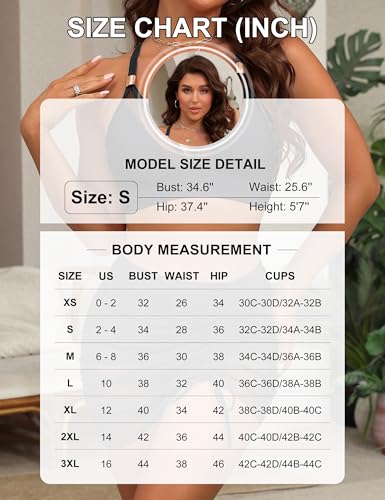 Blooming Jelly Womens High Waisted Bikini Sets Tummy Control Bathing Suit Modest Swim Suits 2026 M, Army Green