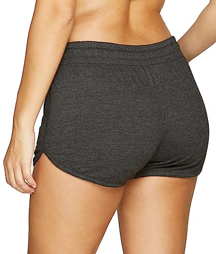COLOSSEUM Active Women's Simone Cotton Blend Yoga and Running Short (Black, Medium)