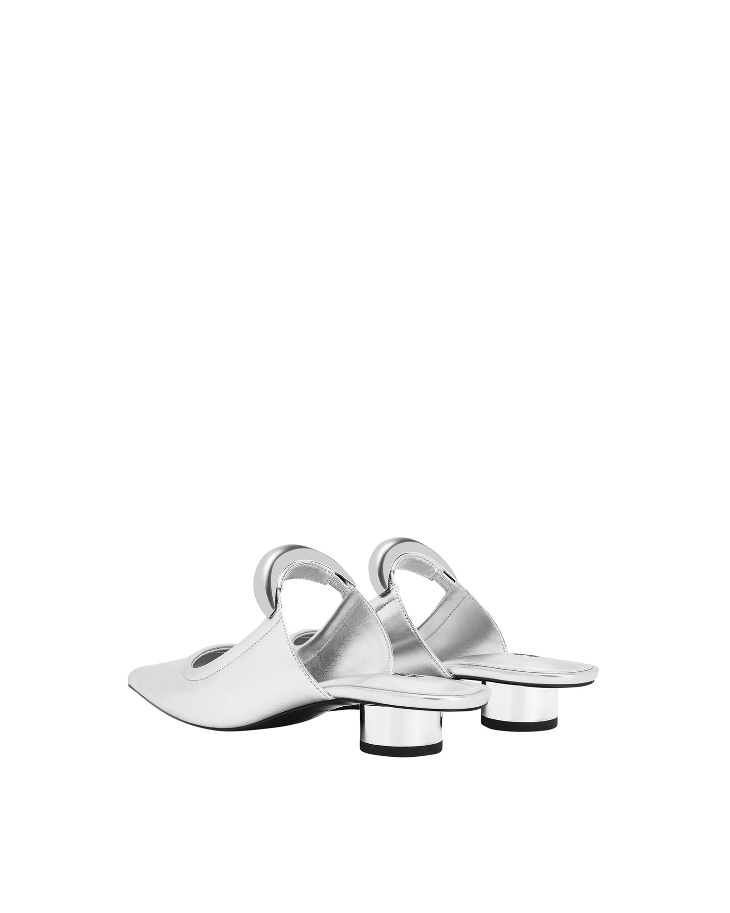 JW PEI Women's Helena Pierced Mules - Silver