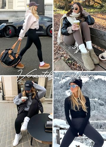 Laite Hebe Leggings for Women - High Waisted Full Length Buttery Soft Yoga Pants for Workout Athletic Daily