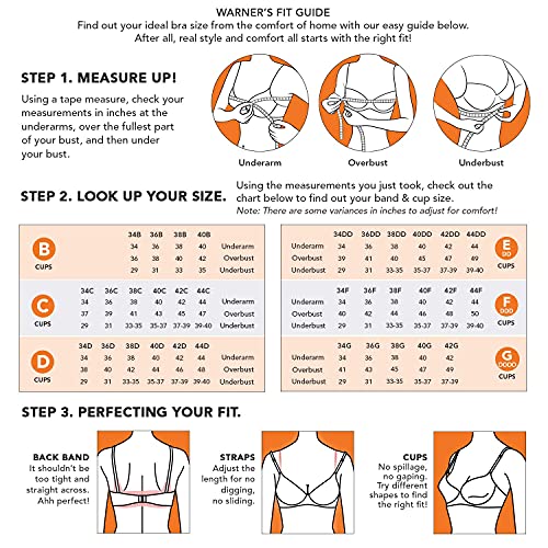 Pink Wear Everywhere Lightly Lined Bra - Warner's Women's Cloud 9 Super Soft Wireless Lightly Lined Comfort Bra 1269