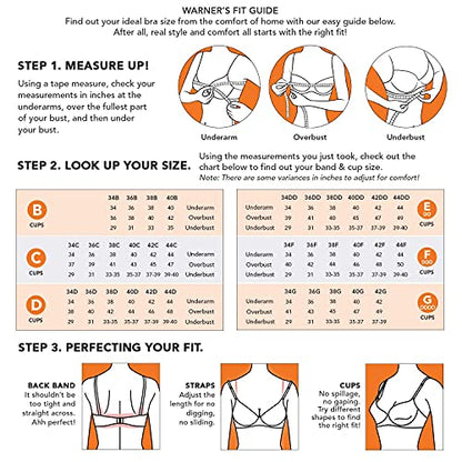 Pink Wear Everywhere Lightly Lined Bra - Warner's Women's Tailored Underwire Bra