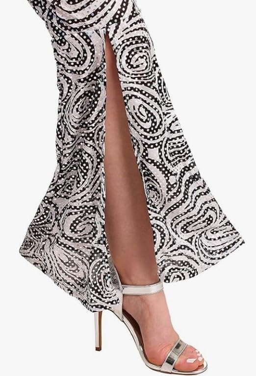 Foxy Lady Disco Costume - Women's 70s Retro Outfit with Bell Bottoms