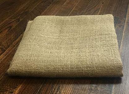 AAYU Brand Premium Burlap Fabric Squares | 40 Inch by 40-inches Square, Finished Edges Table Topper Eco-Friendly,Light Weave Great for Rustic Dining Table Setting 40" X 40"