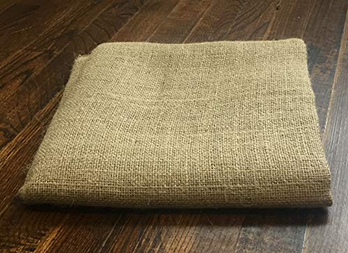 AAYU Brand Premium Burlap Fabric Squares | 40 Inch by 40-inches Square, Finished Edges Table Topper Eco-Friendly,Light Weave Great for Rustic Dining Table Setting 40" X 40"