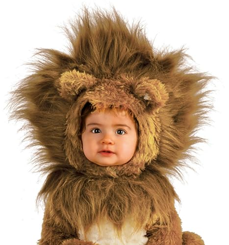 Baby Lion Cub Costume Romper - Infant Noah's Ark Animal Outfit with Hood