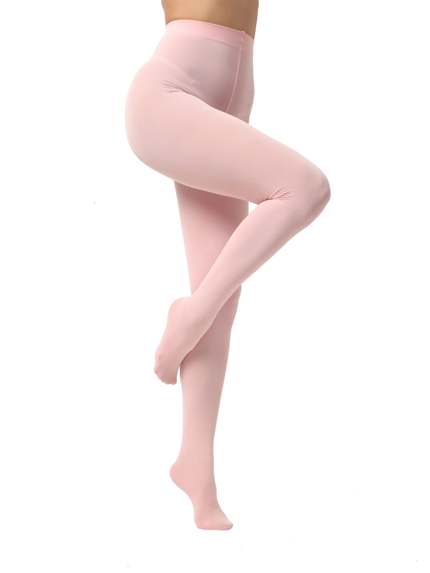 Women's 80 Den Opaque Tights - Soft Microfiber Pantyhose with 3D Stretch Technology