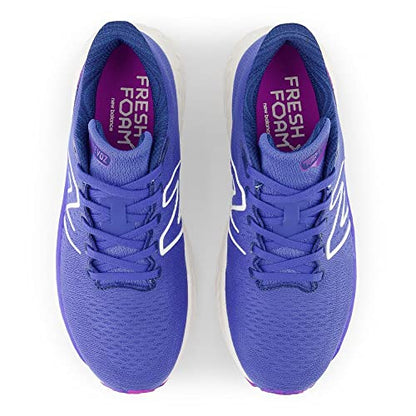 New Balance Women's Fresh Foam X EVOZ V3 Running Shoe, Marine Blue/Night Sky/Cosmic Rose, 5 M