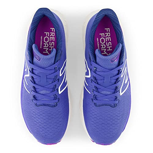 New Balance Women's Fresh Foam X EVOZ V3 Running Shoe, Marine Blue/Night Sky/Cosmic Rose, 5 M