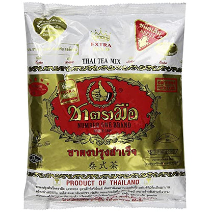 Number-One Brand Premium Thai Iced Tea Extra Gold, 400g (14 Ounce), Pack of 1