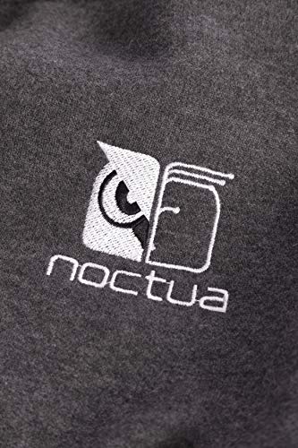 Noctua NP-H1.grey, Unisex Premium Branded Hoodie Sweatshirt (Grey) (L)