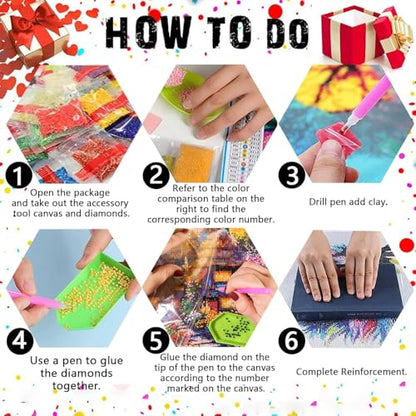Accompany Wind Shoe Shop Diamond Art Kits for Adults, 5D Diamond Painting Kits for Beginners,DIY Round Full Drill Diamonds Gem Art Crafts for Home Wall Decor Gifts 14x14 Inch