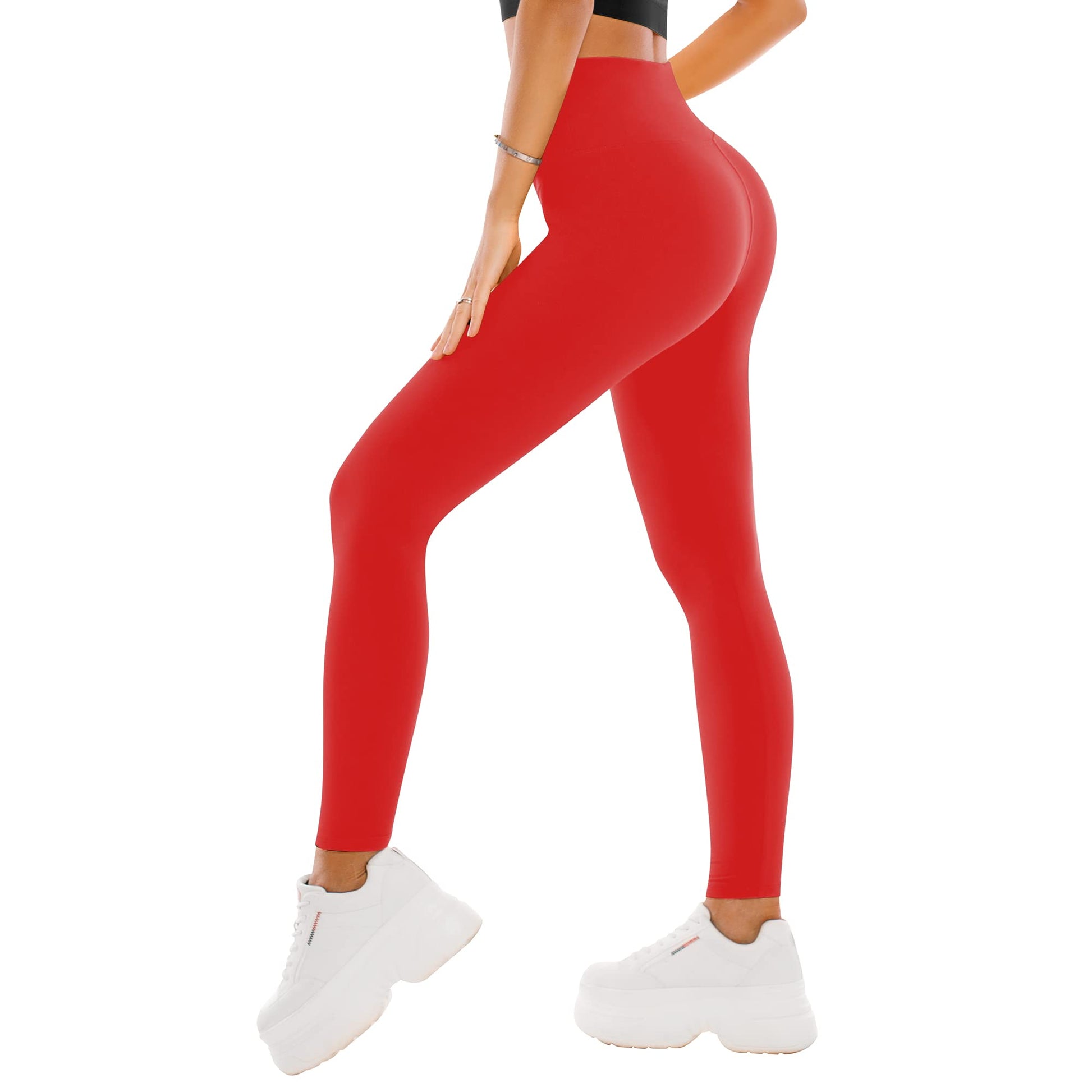 High Waisted Leggings for Women - Buttery Soft Yoga Pants with Tummy Control