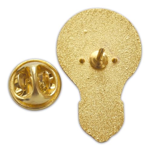 Novel Merk Lightning Bolt – Electrician Lapel Pin, Hat Pin & Tie Tack Set - with Clutch Back (3- Light Bulb)