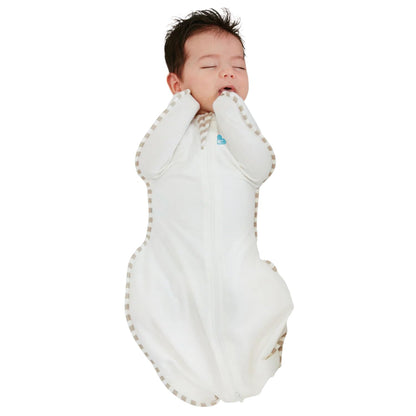Baby Swaddle Sleep Sack Arms Up Newborn 8-13lbs Self-Soothing Swaddle Newborn (5-8.5 lbs) Cream