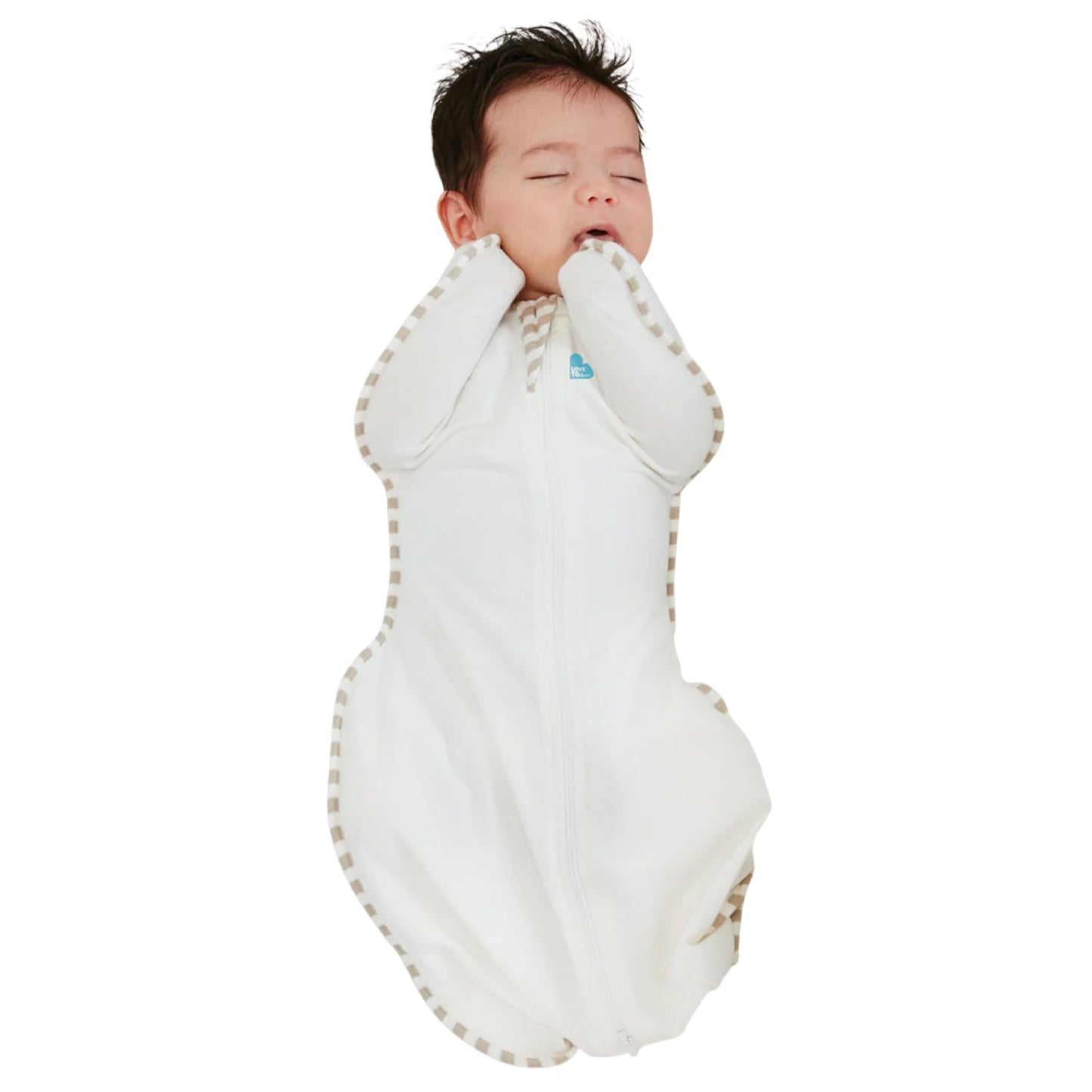 Baby Swaddle Sleep Sack Arms Up Newborn 8-13lbs Self-Soothing Swaddle Newborn (5-8.5 lbs) Cream