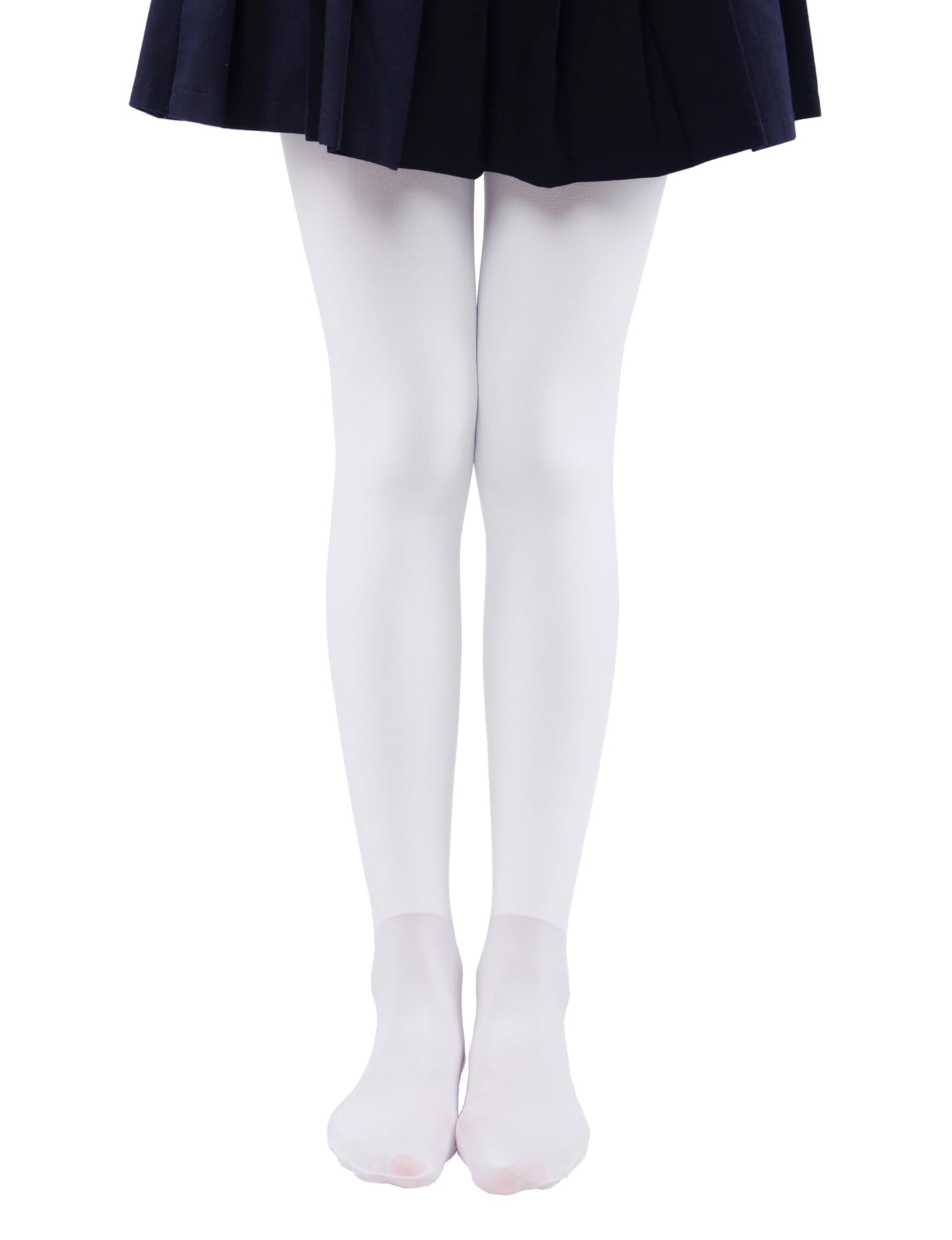 Girls Winter Fleece Lined Tights - Warm Thick Dance Tights for Kids