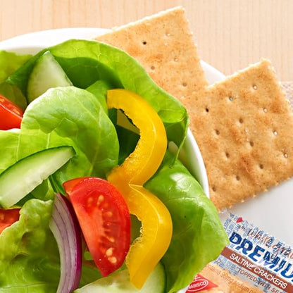 Premium Saltine Crackers, with Whole Grain Wheat, Lunch Snacks, 1.06 lb