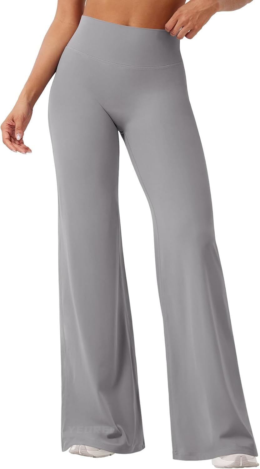 YEOREO Workout Leggings Womens No Front Seam Straight Leggings 29"/ 31.5"/ 33"/ 35" High Waist Buttery Eddiy Gym Yoga Pants