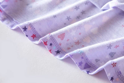 PNAEONG 3 Pack Women's Cotton Nightgown Sleepwear Short Sleeves Shirt Casual Print Sleepdress