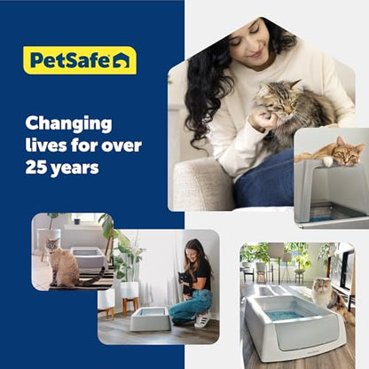 PetSafe ScoopFree Premium Crystal Cat Litter - Ultra-Absorbent Silica Universal Litterbox Crystals - Non-Clumping Odor Control - Fresh Scent - 8 lb Bag
