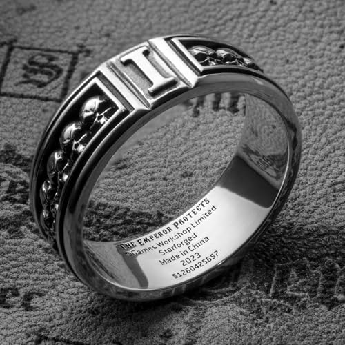 Starforged Insignia Aquilon Imperium of Man Warhammer Imperial Aquila Ring Silver Warhammer 40K