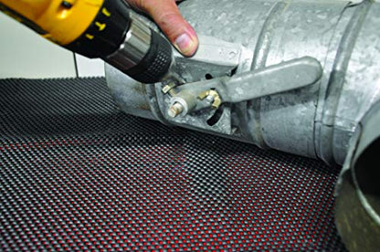 Con-Tact Brand Industrial Grip Premium Shelf Liner, Non-Adhesive and Non-Slip Drawer Liner, Heavy-Duty, Waterproof, Easy-to-Clean, 86" x 22", Black
