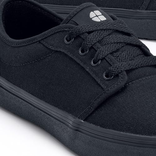 Shoes For Crews Unisex Slip-Resistant Work Sneakers – Comfortable, Lightweight, Water-Resistant & Non-Slip Work Shoes - Ideal for Men & Women in Hospitality, Retail, Food Service & More - Merlin, Size 8