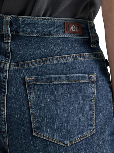 Lee womens Classic Fit Monroe Straight-leg Jeans, Ellis, 12 US