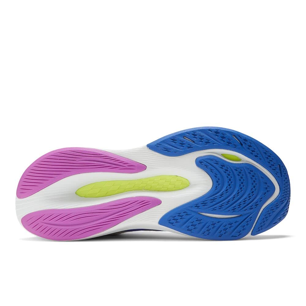 New Balance Women's FuelCell Propel V4 Running Shoe, White/Electric Indigo/Thirty Watt, 5