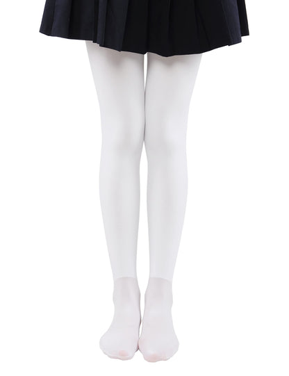 Girls Winter Fleece Lined Tights - Warm Thick Dance Tights for Kids