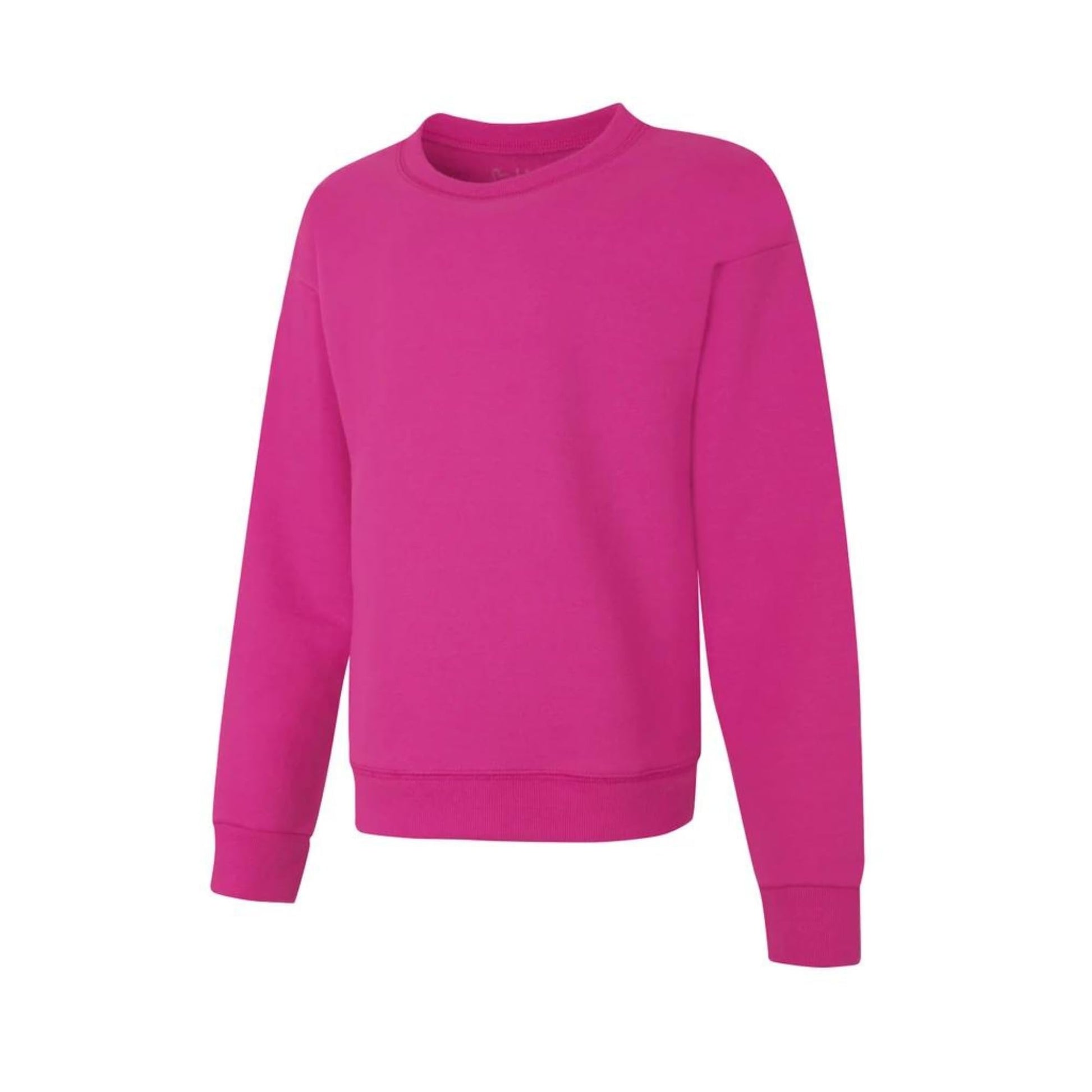 Girls Crewneck Sweatshirt - Soft Midweight Fleece Pullover EcoSmart
