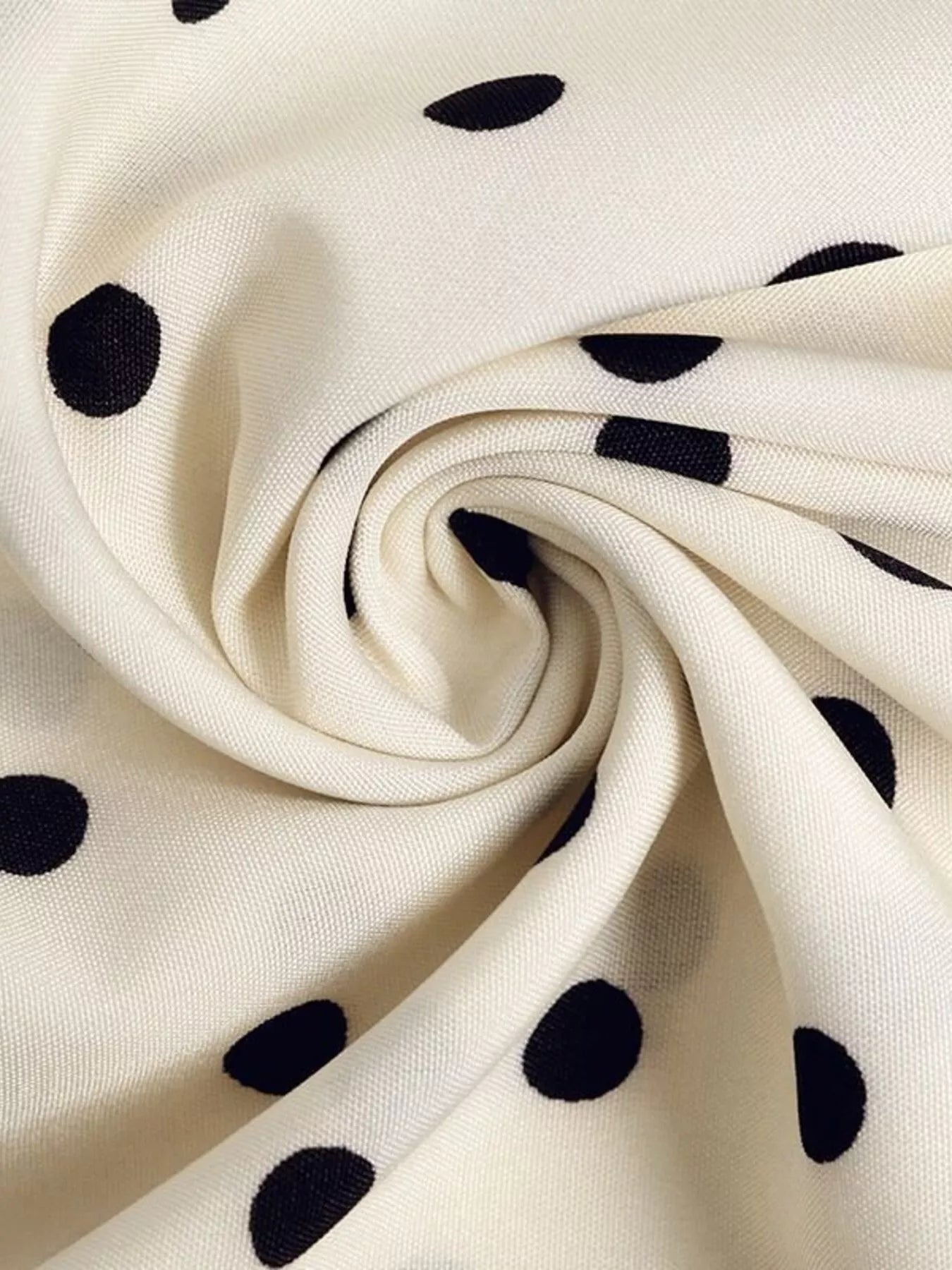 Tie Front Polka Dot Dress