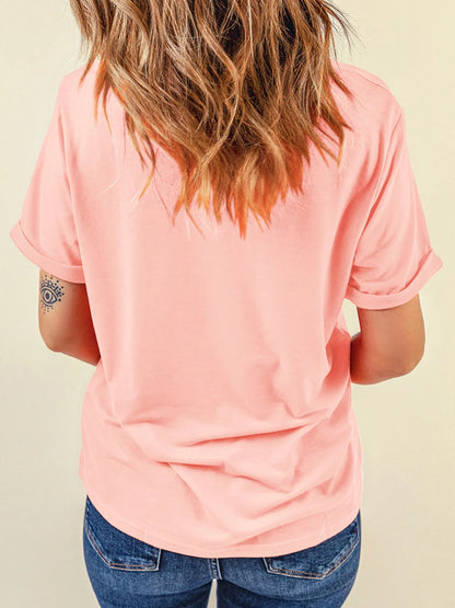 FLOWER MARKET Graphic Crewneck T Shirt