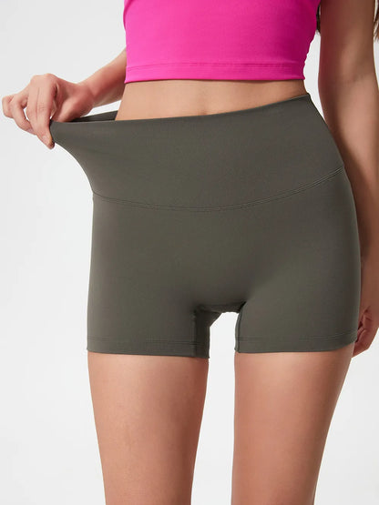 Millennia High Waist Active Shorts Deep Dark Green