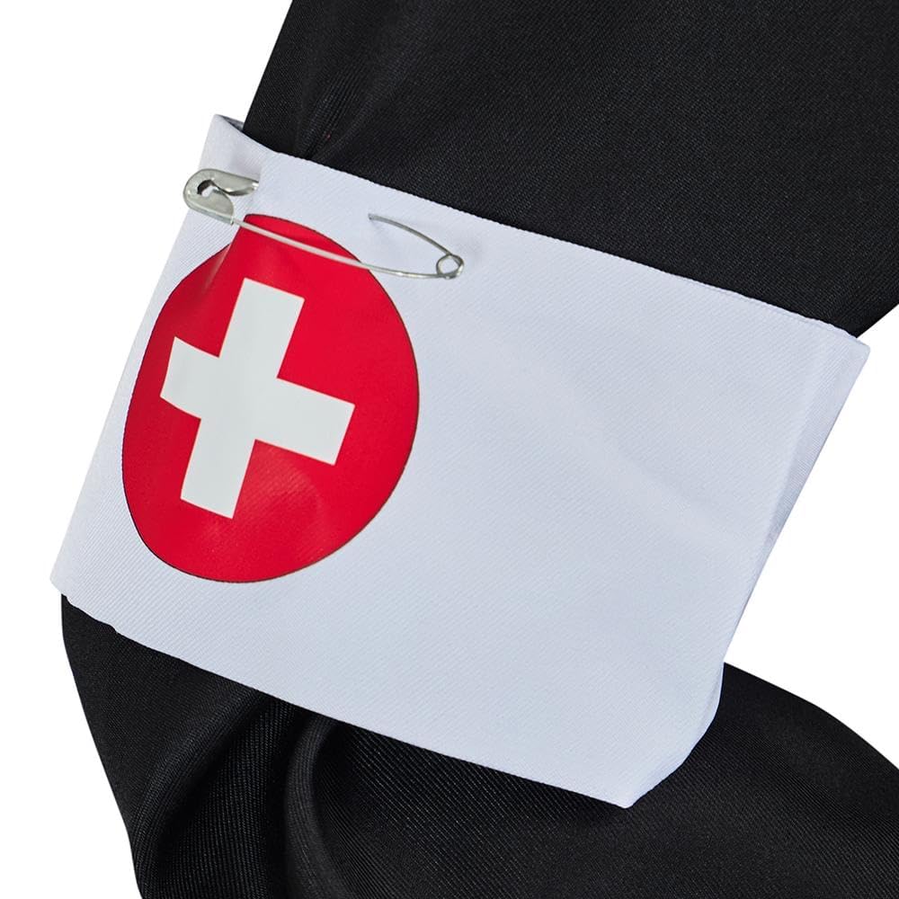 Women's Florence Nightingale Costume - Civil War Nurse Dress with Apron