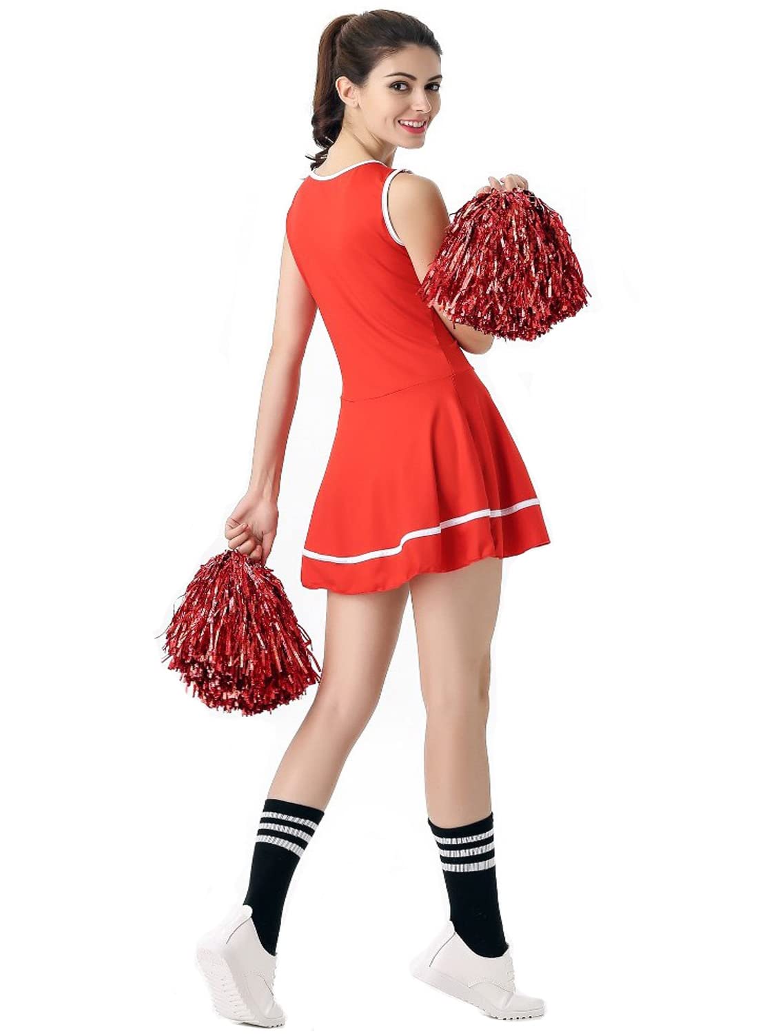 Cheerleader Costume Uniform - Women's Musical Dance Outfit with Multiple Colors