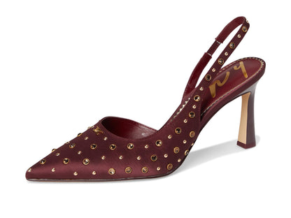 Circus NY by Sam Edelman Women's Tallie Pump Chianti Satin 8 M