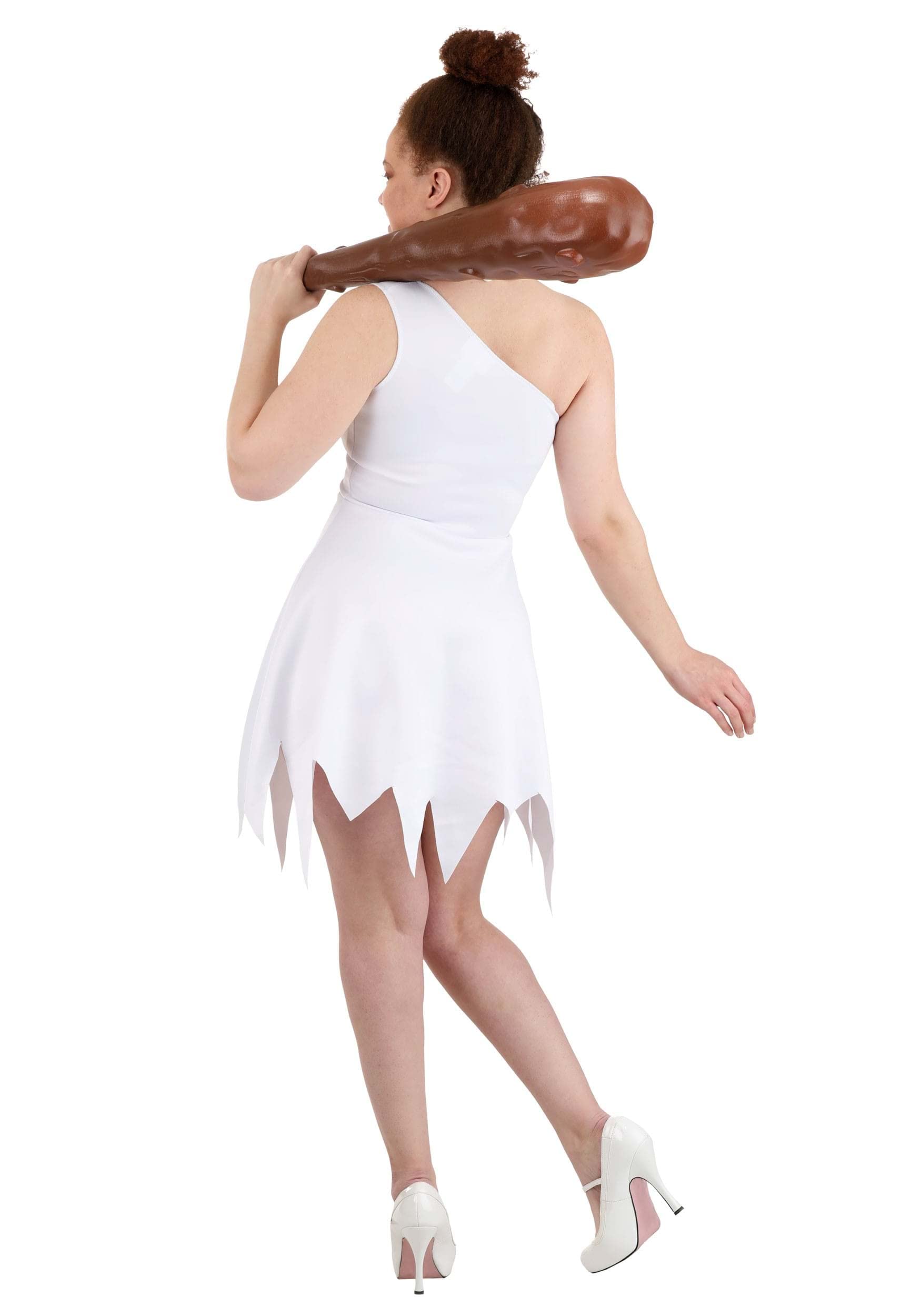 Wilma Costume for Women - Stone Age Character Dress with Accessories