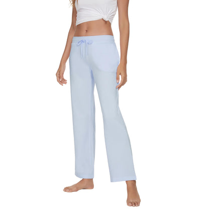 Women's Cotton Pajama Pants - Soft Comfortable Lounge Sleep Bottoms