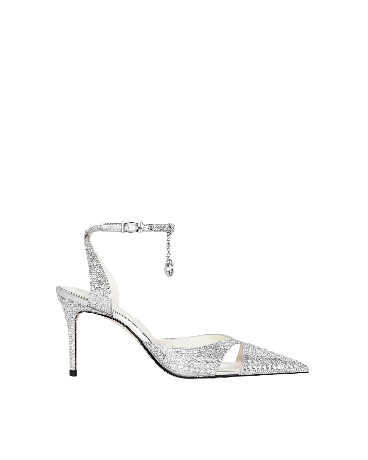 JW PEI Women's Haidi Artificial Crystal Pumps - Silver