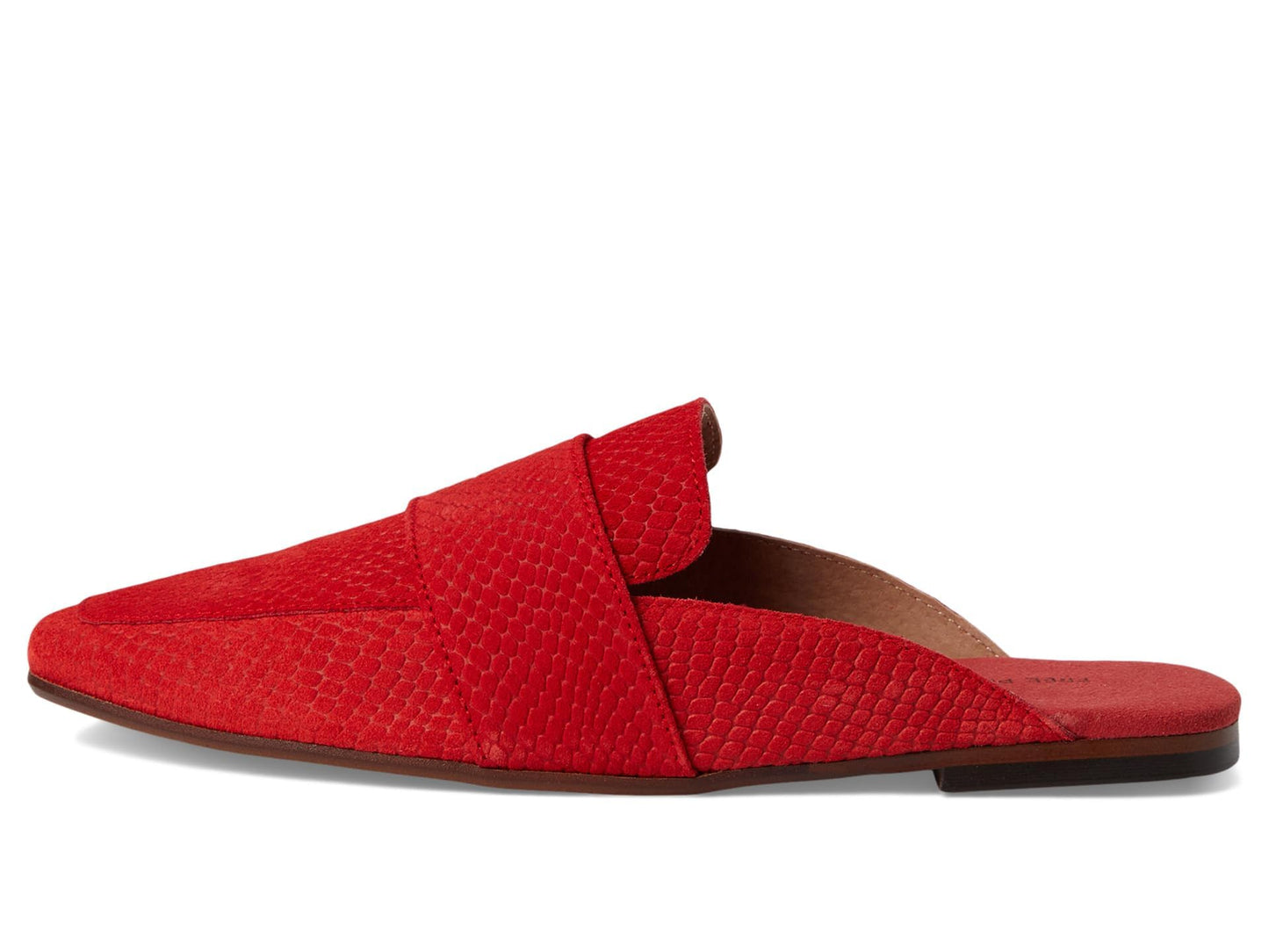 Free People Womens at Ease Embossed Loafer Salsa Suede EU 38.5 (US Women's 8.5) M