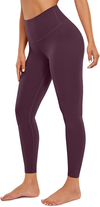 Women's Butterluxe High Waisted Yoga Leggings 25" - Ultra Soft Workout Pants Deep Purple